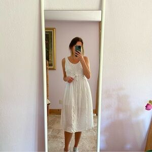 Fairy Silk White Dress